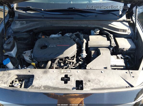5NMS53AA2LH286795 2020 HYUNDAI SANTA FE Black Widok z tyłu