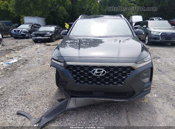 5NMS53AA3LH230011 2020 HYUNDAI SANTA FE Gray Widok zestawu wskaźników