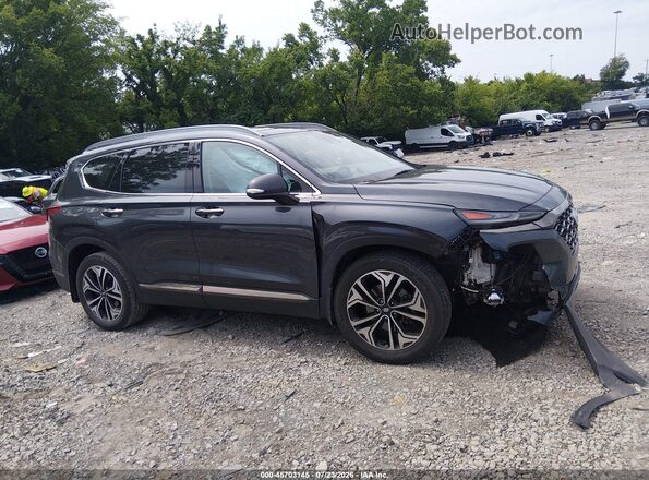 5NMS53AA3LH230011 2020 HYUNDAI SANTA FE Gray Widok wnętrza z tyłu