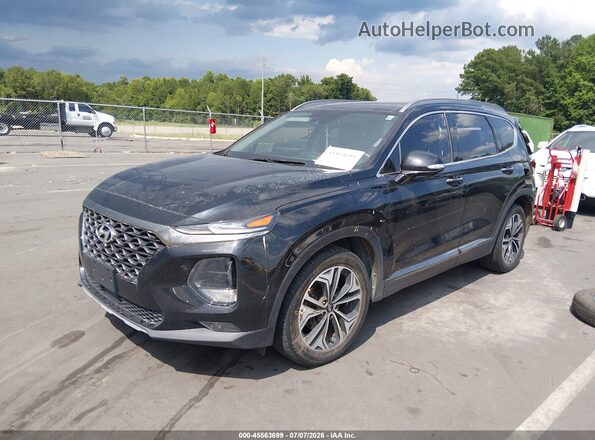 5NMS53AA4LH208924 2020 HYUNDAI SANTA FE Черный Передняя левая четверть