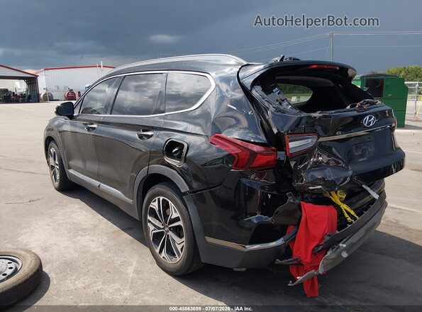 5NMS53AA4LH208924 2020 HYUNDAI SANTA FE Черный Задняя левая четверть