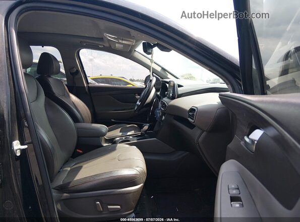 5NMS53AA4LH208924 2020 HYUNDAI SANTA FE Черный Вид салона спереди