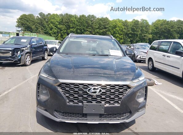 5NMS53AA4LH208924 2020 HYUNDAI SANTA FE Черный Вид задней части салона