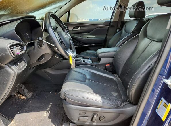 5NMS53AA4LH235380 2020 HYUNDAI SANTA Blue Սալոնի դիմացի տեսք