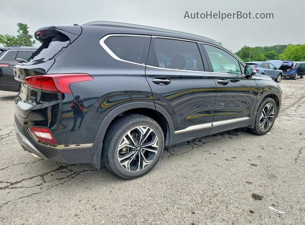 5NMS53AA5KH102500 2019 HYUNDAI SANTA Black Tył prawy