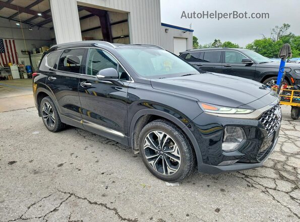 5NMS53AA5KH102500 2019 HYUNDAI SANTA Black Przód prawy