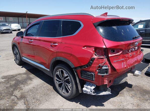 5NMS53AA6KH014846 2019 HYUNDAI SANTA FE Red 