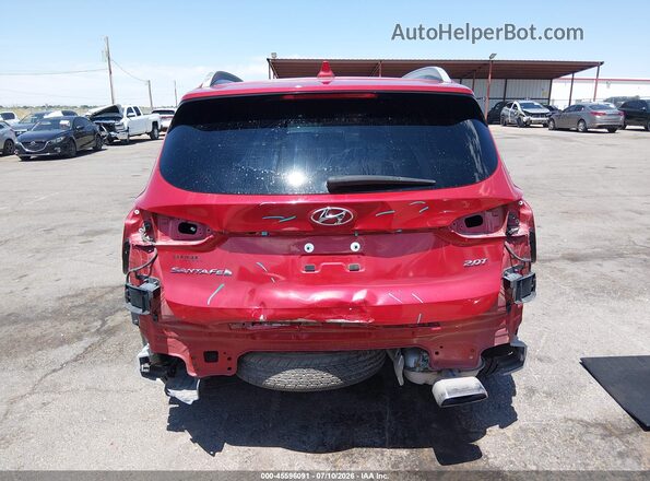 5NMS53AA6KH014846 2019 HYUNDAI SANTA FE Red 