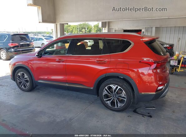 5NMS53AA6LH216748 2020 HYUNDAI SANTA FE Red 360 interior view