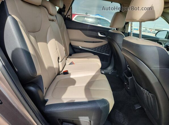 5NMS53AA7LH272262 2020 HYUNDAI SANTA Gray Вид задніх сидінь
