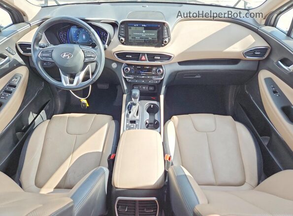 5NMS53AA7LH272262 2020 HYUNDAI SANTA Gray Вид панелі приладів