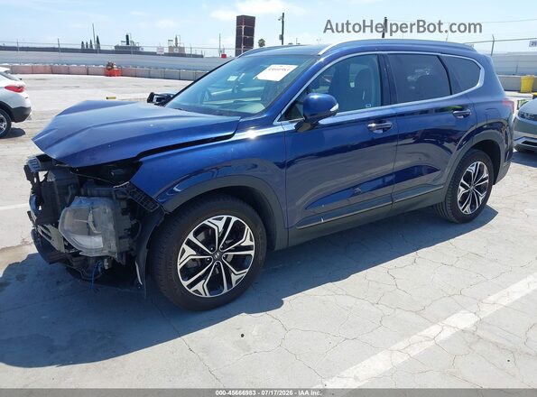 5NMS53AA7LH305762 2020 HYUNDAI SANTA FE Navy Vista tres cuartos delantera izquierda