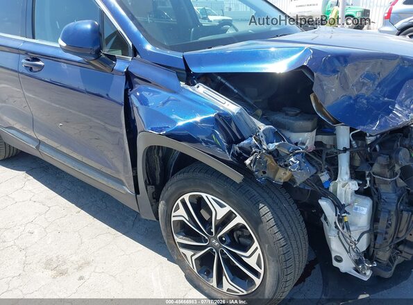 5NMS53AA7LH305762 2020 HYUNDAI SANTA FE Navy Vista interior trasera