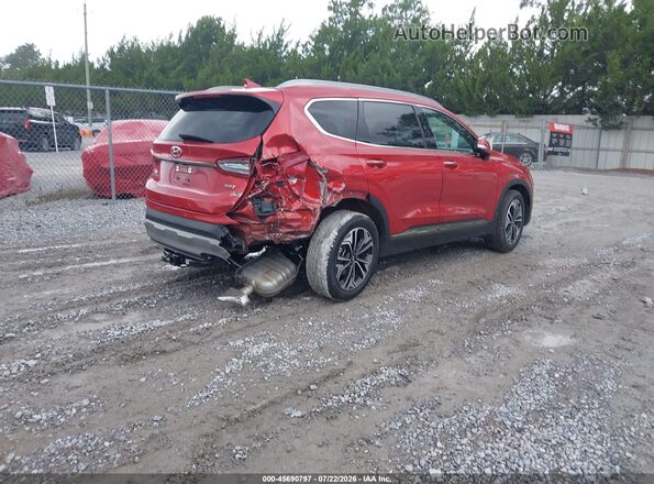 5NMS53AA8KH066138 2019 HYUNDAI SANTA FE Orange უკანა მარჯვენა
