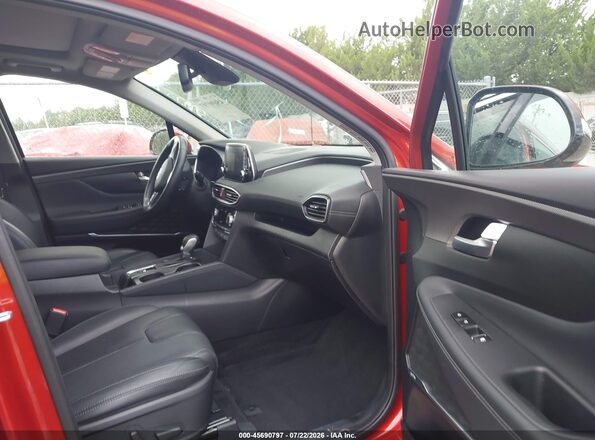5NMS53AA8KH066138 2019 HYUNDAI SANTA FE Orange წინა სალონის ხედი