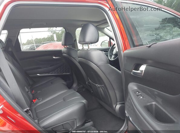 5NMS53AA8KH066138 2019 HYUNDAI SANTA FE Orange VIN კოდის სტიკერის ხედი