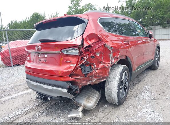 5NMS53AA8KH066138 2019 HYUNDAI SANTA FE Orange წინა ხედი