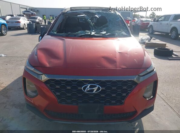 5NMS53AA8KH075227 2019 HYUNDAI SANTA FE Burgundy Vista frontal