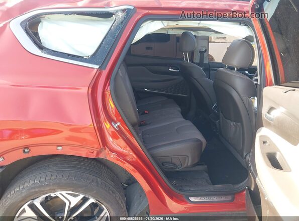 5NMS53AA8KH075227 2019 HYUNDAI SANTA FE Burgundy Vista de la etiqueta del VIN
