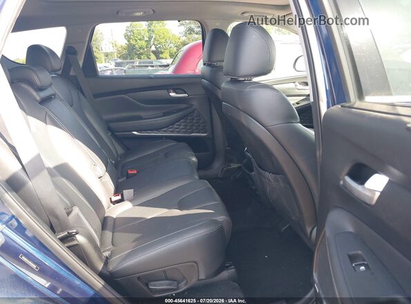 5NMS53AA9KH134088 2019 HYUNDAI SANTA FE Blue Вид наклейки з VIN-кодом