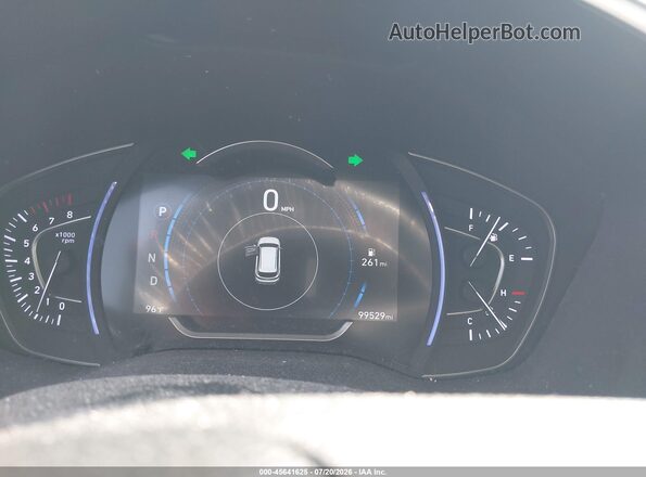 5NMS53AA9KH134088 2019 HYUNDAI SANTA FE Blue Вид задніх сидінь