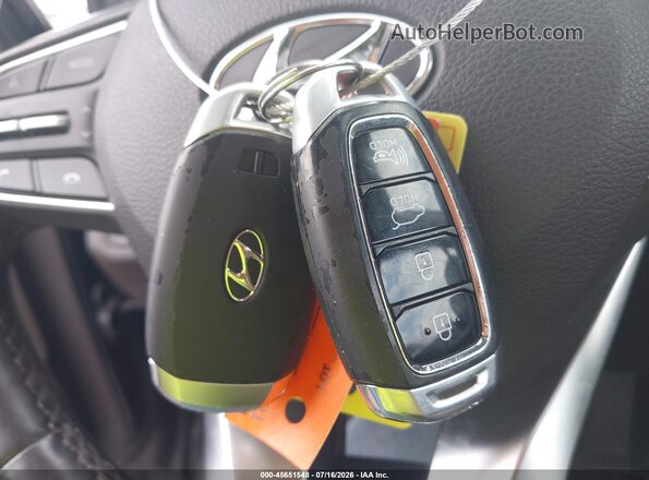 5NMS53AAXLH292229 2020 HYUNDAI SANTA FE Gray Vista del salpicadero