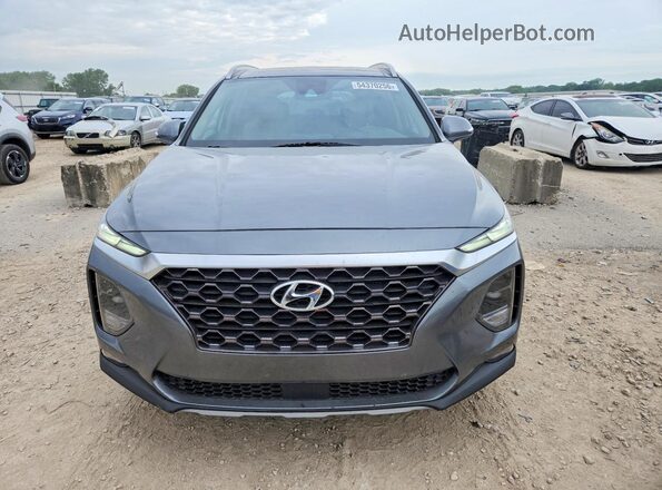 5NMS53AD0KH066869 2019 HYUNDAI SANTA Gray Widok z przodu