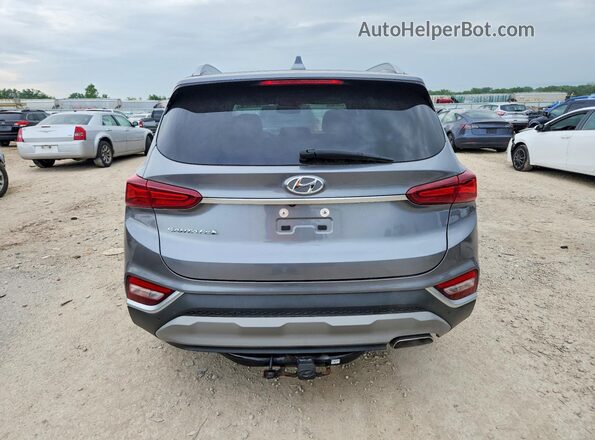 5NMS53AD0KH066869 2019 HYUNDAI SANTA Gray Widok z tyłu