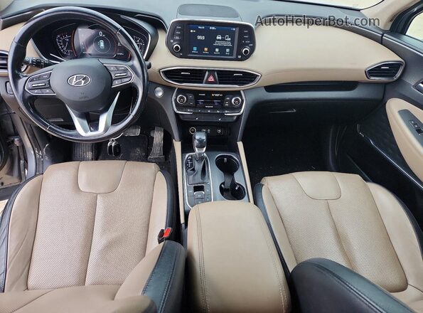 5NMS53AD0KH066869 2019 HYUNDAI SANTA Gray Widok deski rozdzielczej