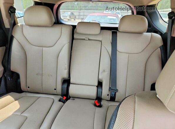 5NMS53AD0LH274445 2020 HYUNDAI SANTA White Հետևի նստատեղերի տեսք