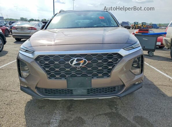 5NMS53AD1KH128926 2019 HYUNDAI SANTA Коричневый Вид спереди
