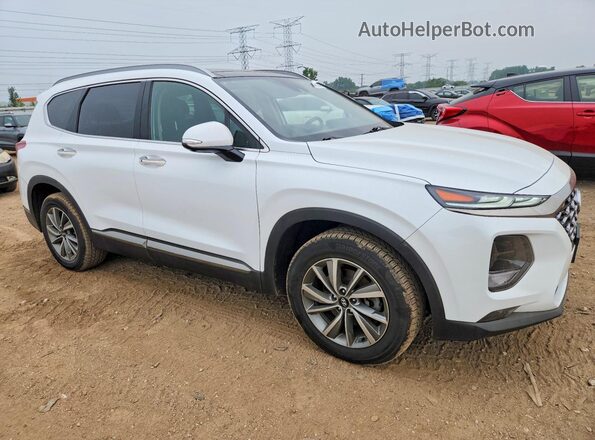 5NMS53AD2LH145008 2020 HYUNDAI SANTA White Delantero derecho