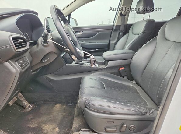 5NMS53AD2LH145008 2020 HYUNDAI SANTA White Vista interior delantera