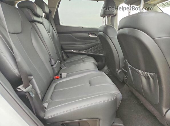 5NMS53AD2LH145008 2020 HYUNDAI SANTA White Vista de los asientos traseros