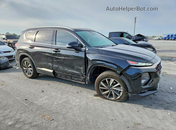 5NMS53AD5KH002410 2019 HYUNDAI SANTA Black Передня права чверть