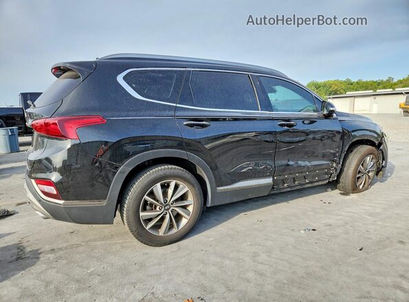 5NMS53AD5KH002410 2019 HYUNDAI SANTA Black Задня права чверть