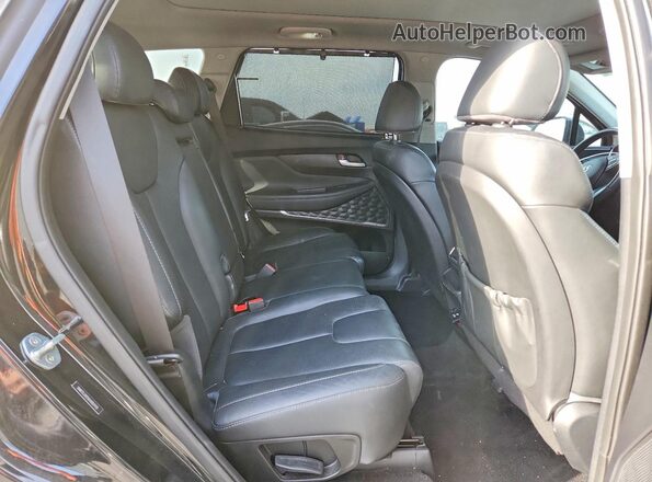 5NMS53AD5KH002410 2019 HYUNDAI SANTA Black Вид задньої частини салону
