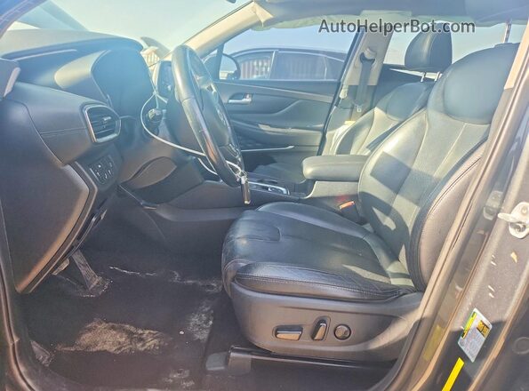 5NMS53AD6KH069405 2019 HYUNDAI SANTA Gray Front interior view