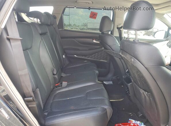 5NMS53AD6LH205100 2020 HYUNDAI SANTA Black Հետևի նստատեղերի տեսք