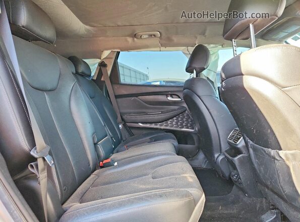 5NMS53AD7LH282171 2020 HYUNDAI SANTA Silver Rear seats view