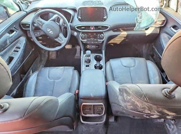 5NMS53AD7LH282171 2020 HYUNDAI SANTA Silver Dashboard view
