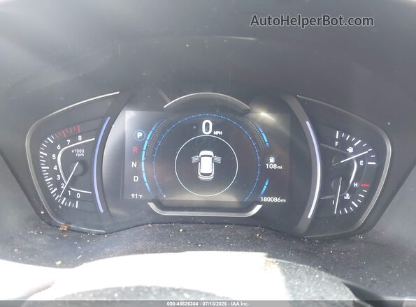 5NMS53AD8KH130267 2019 HYUNDAI SANTA FE Blue Rear seats view