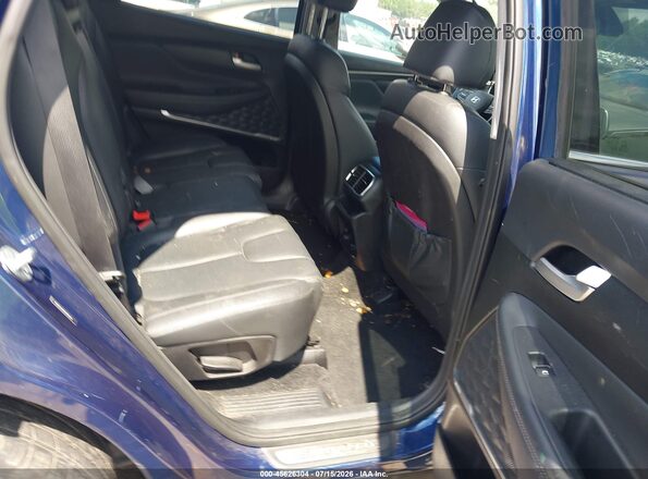5NMS53AD8KH130267 2019 HYUNDAI SANTA FE Blue VIN sticker view