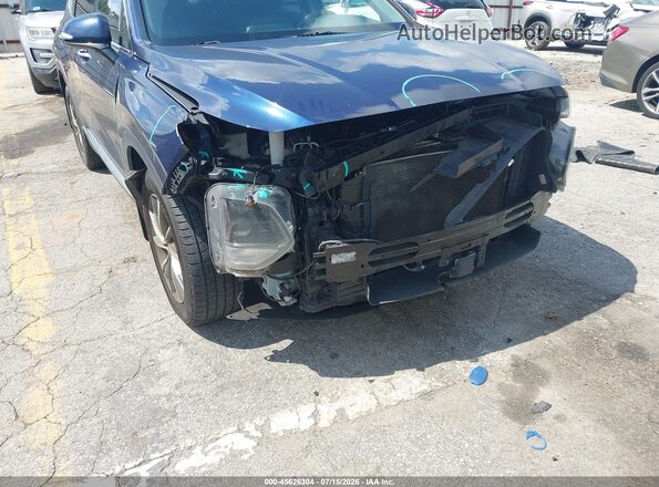 5NMS53AD8KH130267 2019 HYUNDAI SANTA FE Blue Front view