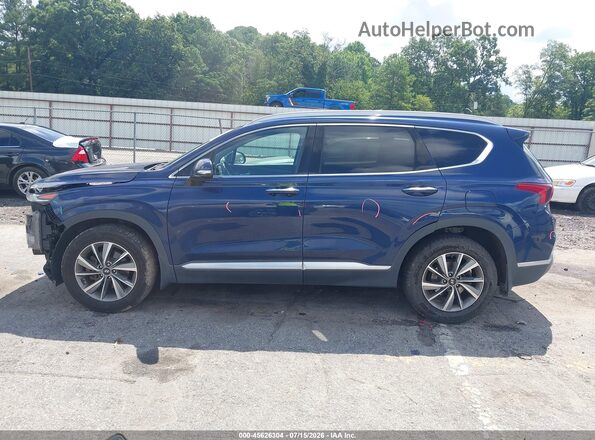 5NMS53AD8KH130267 2019 HYUNDAI SANTA FE Blue 360 interior view