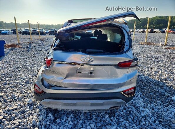5NMS53AD8LH211786 2020 HYUNDAI SANTA Серебряный Вид сзади