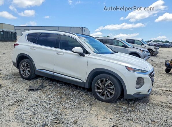 5NMS53AD9KH062013 2019 HYUNDAI SANTA White Delantero derecho
