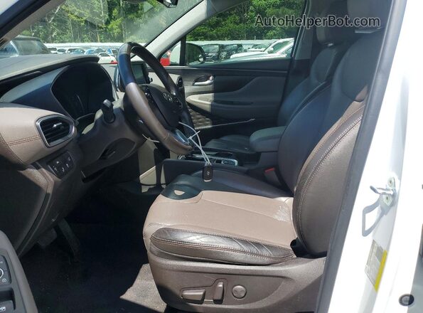 5NMS53AD9KH062013 2019 HYUNDAI SANTA White Vista interior delantera