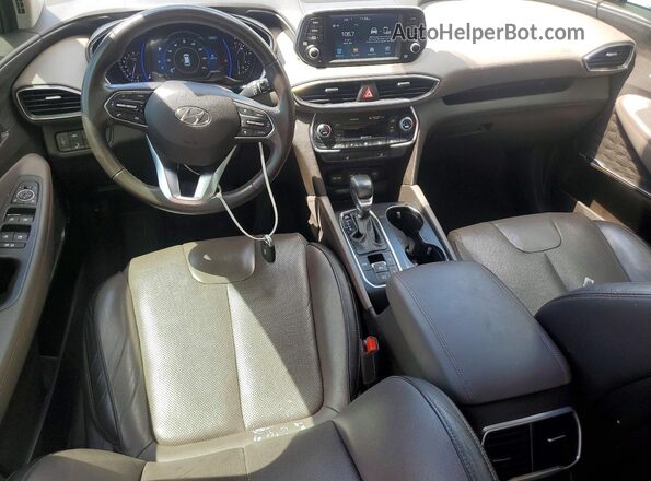 5NMS53AD9KH062013 2019 HYUNDAI SANTA White Vista del salpicadero