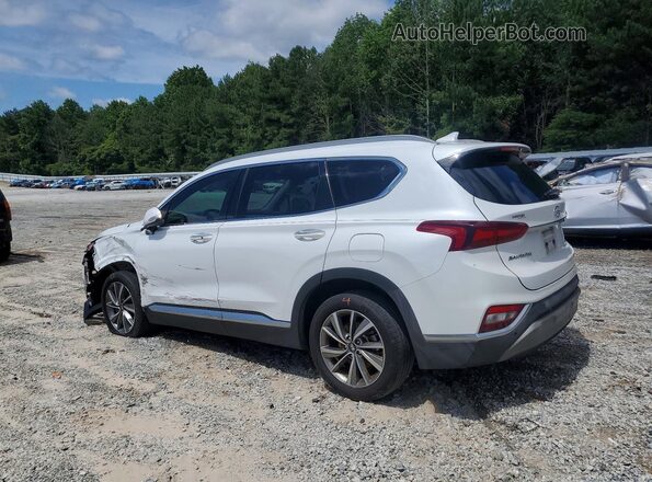 5NMS53AD9KH062013 2019 HYUNDAI SANTA White Trasero izquierdo